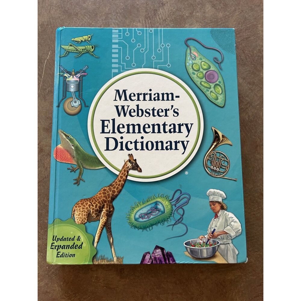 Merriam-Webster's Elementary Dictionary Updated Expanded Hardcover Grades 3-5